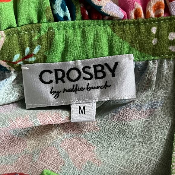 Crosby by Mollie Burch Watts Dress Botanical Garden Green Medium - Picture 7 of 8